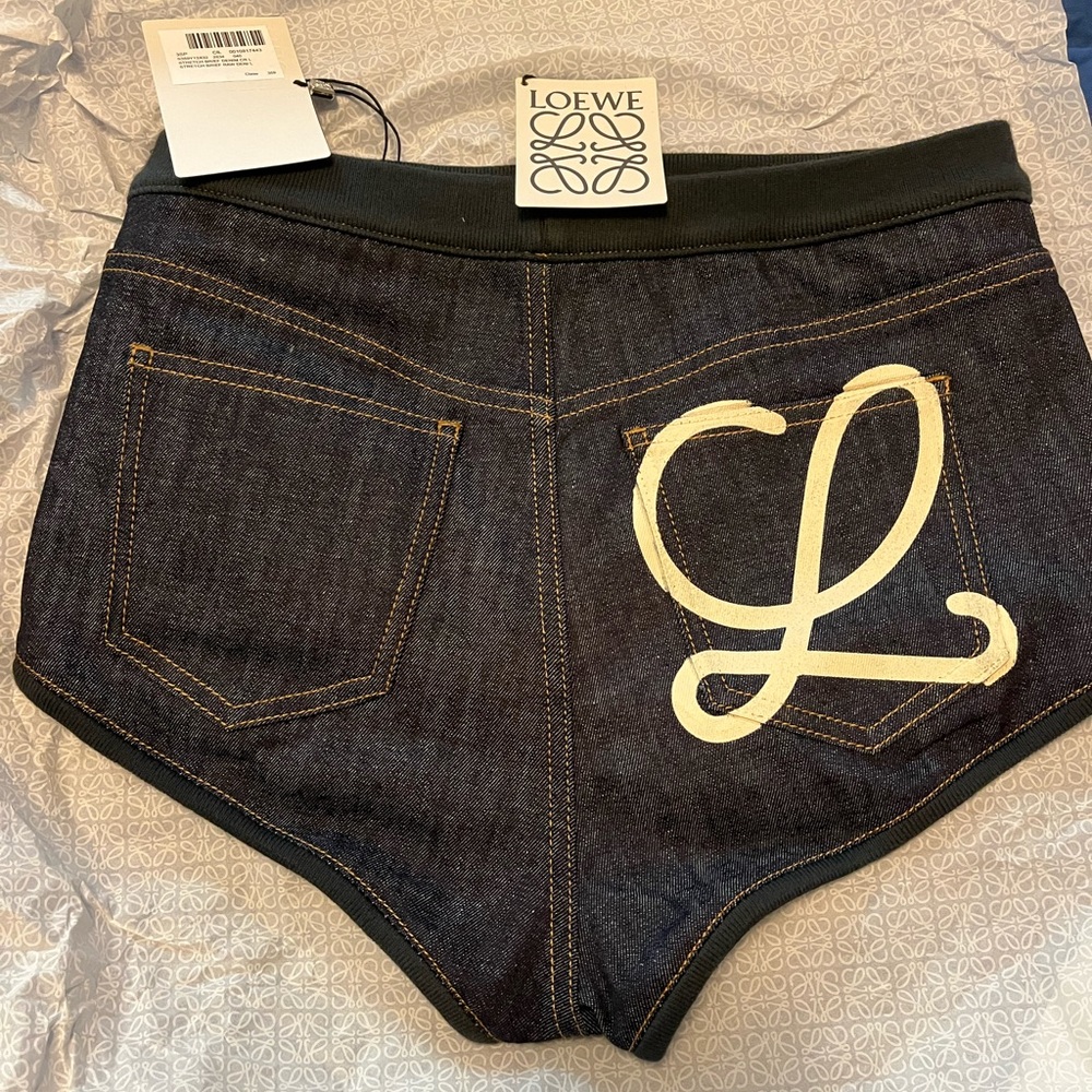 Denim Loewe Briefs Size L but run small can fit a womens M